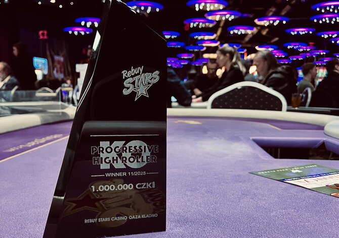 ŽIVĚ: RS Kladno - Progressive KO High Roller - 1M GTD