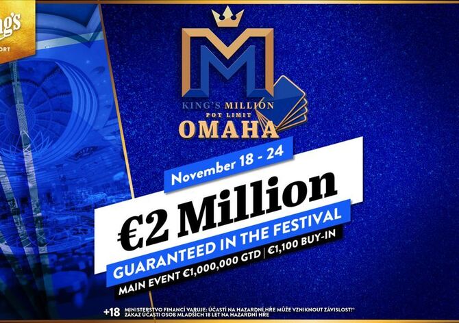 King&#039;s: Dnes začíná na Rozvadově festival King&#039;s Million PLO s celkovou garancí €2M!