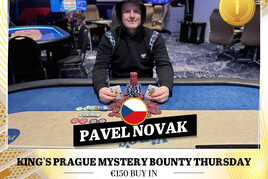 Hilton: Pavel Novák oficiálním vítězem čtvrtečního Mystery Bounty eventu