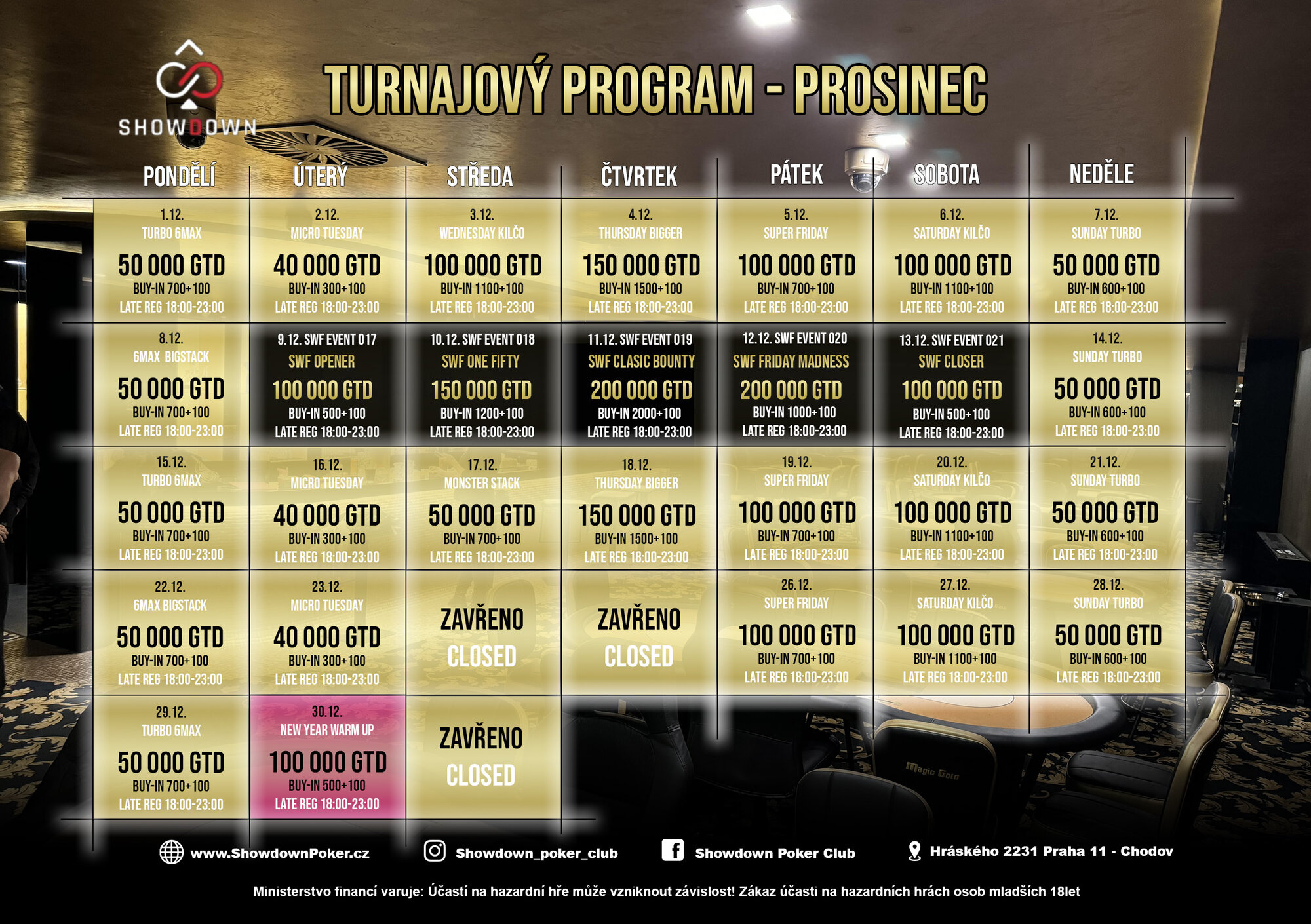 Program prosinec Program prosinec