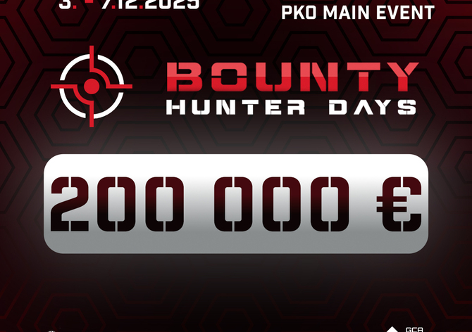 GC Aš: Bounty Hunter Days garantují od středy €200.000!