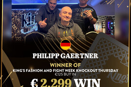 King&#039;s: Kamil Šerý v dealu Fashion and Fight Week Knockout Thursday