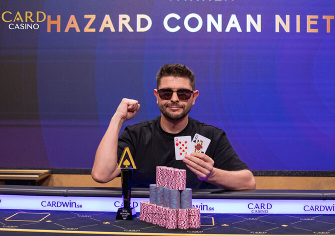 Card Casino Šamorín: V Royal ME bral nejvíce Kostas Nanos, trofej získal Angličan Hazard