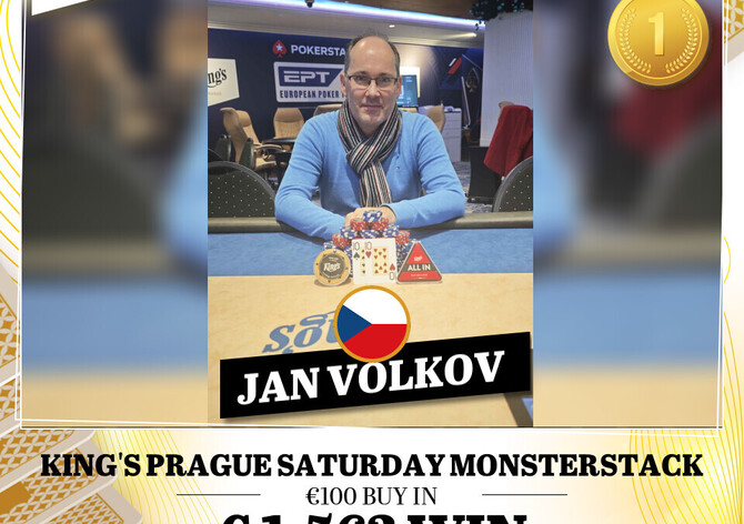 Hilton: Jan Volkov výhercem sobotního Monsterstacku v rámci 3-way dealu