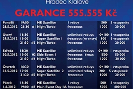 Spring Poker Festival – Hradec Králové s garancí 555.555 Kč