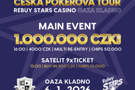 RS Kladno: První ČPT roku 2026 v úterý na Kladně - 1M GTD!