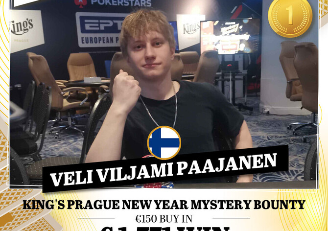 Hilton: Novoroční Mystery Bounty si podmanil finský hráč Paajanen