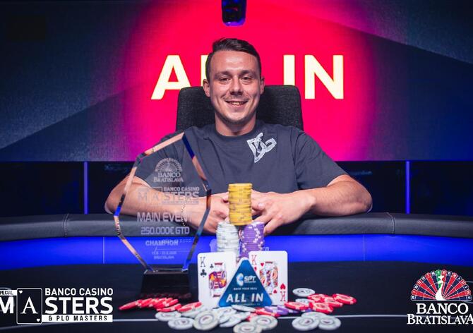Banco Bratislava: Novým králem Banco Casino Masters se stal domácí Patrik Forro