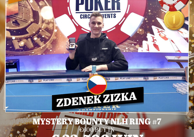 Premiérový WSOPC prsten pro české barvy získal v roce 2026 Zdeněk Žižka