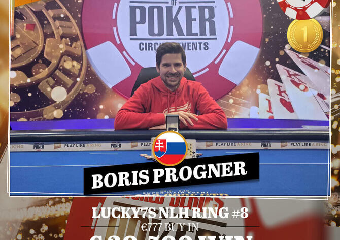 WSOPC: Prsten také na Slovensko! Progner ovládl "Sedmičky"!
