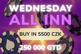 ALL INN: Ve středu znovu o čtvrtmilion! Soutěž o vstupenky do kvaldy!