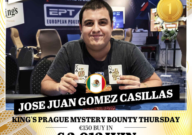 Hilton: Čtvrteční Mystery Bounty ovládl mexický runner-up ME WSOPC Casillas, Petr Bulíř byl stříbrný