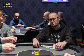 Card Casino Šamorín: V pátek v Royal ME uspěl pouze jeden Čech, Arnošt Kopecký byl druhý v PLO