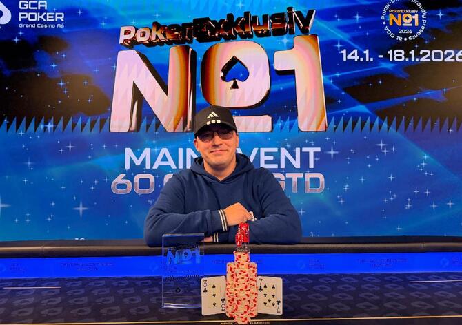 GC Aš: Ve finále PokerExklusiv byl čtrnáctý Pavel Bláha, Větvička na 23. místě a trofej pro Německo