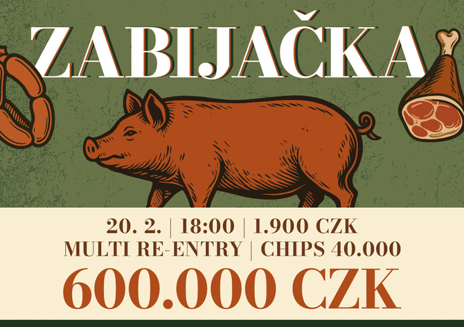 Rebuy Stars Kladno: Zabijačka s turnajem o 600K v pátek v Oaze