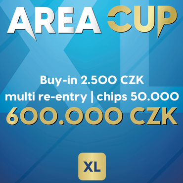 Rebuy Stars Plzeň Area: V pondělí na Borech Area Cup XL 600K GTD