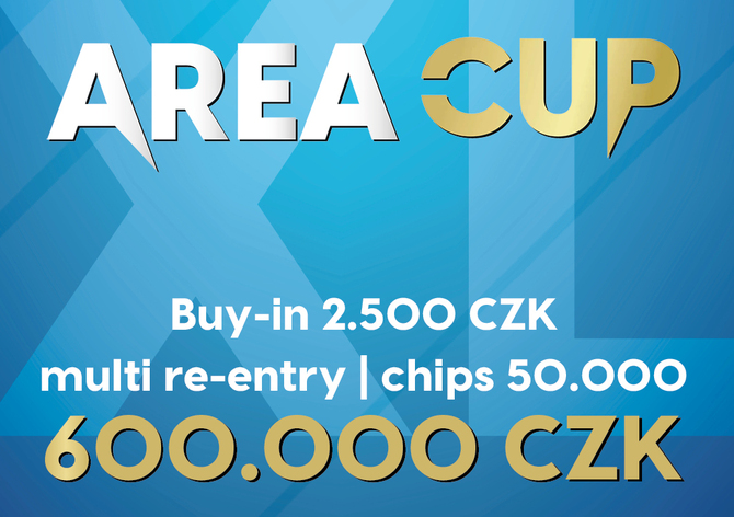 Rebuy Stars Plzeň Area: V pondělí na Borech Area Cup XL 600K GTD