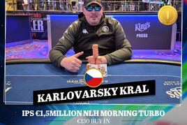 King's IPS: Dalibor Dula postoupil v Mystery Bounty, KV Král vyhrál Morning Turbo