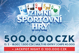 Rebuy Stars Kladno: Zimní sportovní hry v Oaze s turnajem o 500.000 Kč!
