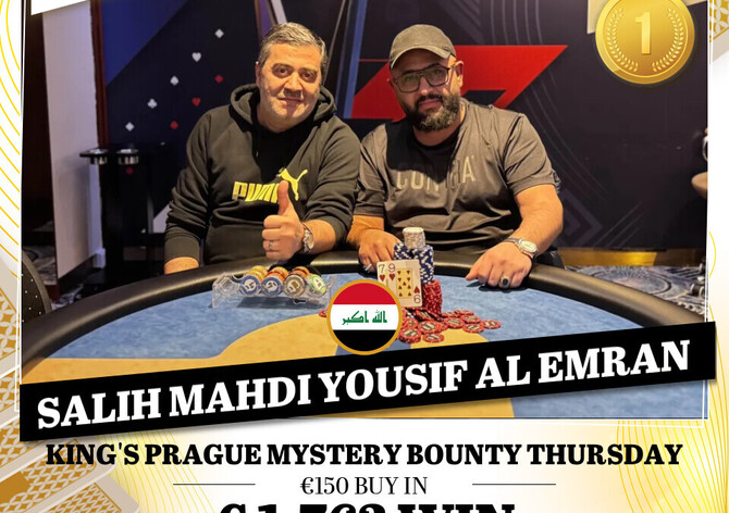 Hilton: Čtvrteční Mystery Bounty mělo vítěze z Iráku, nejlepším Čechem byl třetí Michal Masopust