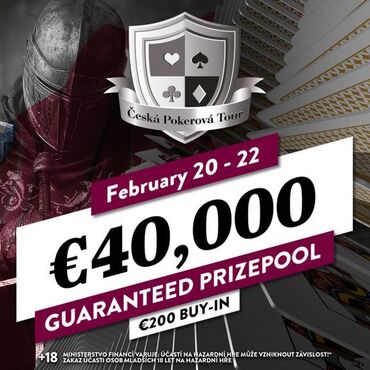 ŽIVĚ: ČPT únor (Hilton) €40K GTD - Day 1B