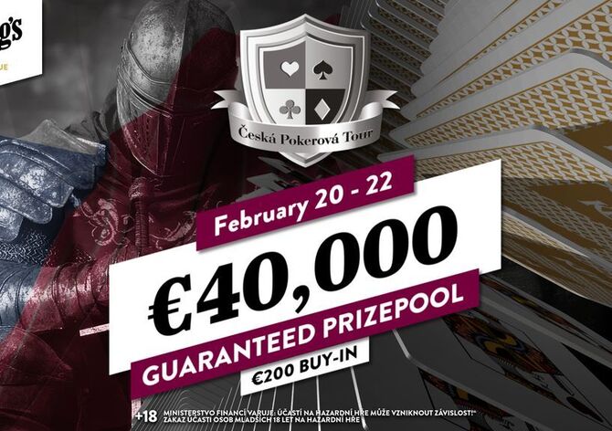 ŽIVĚ: ČPT únor (Hilton) €40K GTD - Day 1B