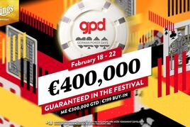 King's: ME German Poker Days €300K GTD