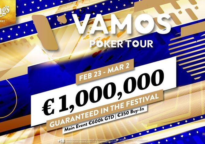 King's: Už dnes na Rozvadově startuje festival Vamos Poker Tour s celkovou garancí €1M!