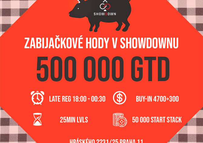 Showdown: Ve čtvrtek "zabijačka" o 500K! Kvalda už ve středu