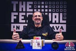 Banco Bratislava: Šampionem TheFestival Main Eventu se stává Petros Theodosiou s výhrou €39.480!