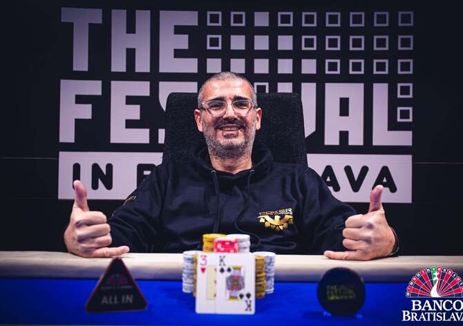 Banco Bratislava: Šampionem TheFestival Main Eventu se stává Petros Theodosiou s výhrou €39.480!