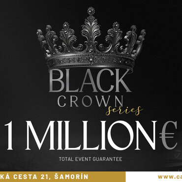 Card Casino Šamorín: Od středy v Cardu festival Black Crown Series s celkovou garancí €1M!