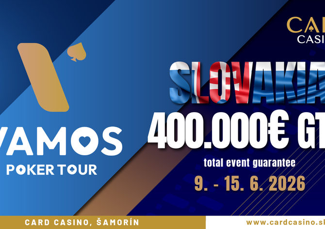 Card Casino Šamorín: Od středy v Cardu festival Black Crown Series s celkovou garancí €1M!