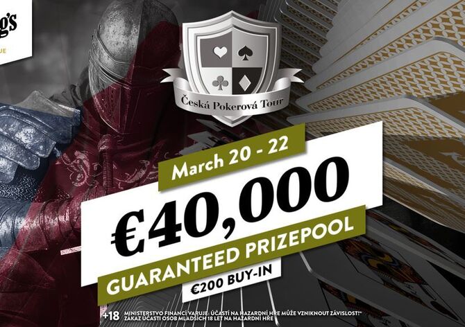 ŽIVĚ: ČPT březen (Hilton) €40K GTD - Day 1B
