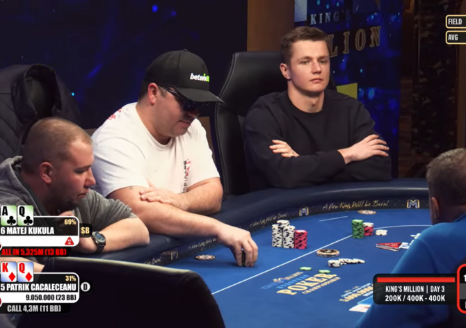 King's Million: Final table se bohužel obejde bez české účasti, Matěj Kukula osmnáctý
