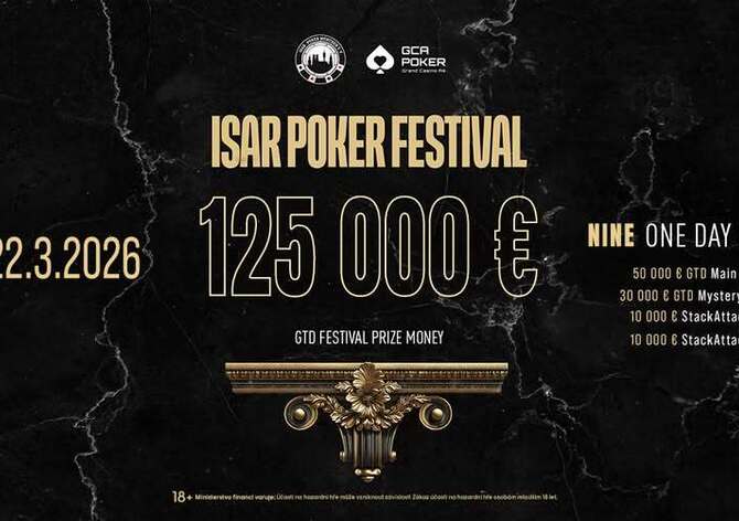 GC Aš: Od středy v Grand Casinu Isar Poker Festival s celkovou garancí €125K!