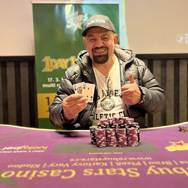 RS Kladno - 1 Day 1 Million (březen) - 1M GTD - ICM deal v šesti - nejvíce zabral Ladislav Strnisko