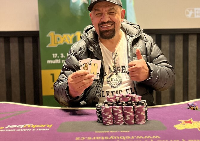 RS Kladno - 1 Day 1 Million (březen) - 1M GTD - ICM deal v šesti - nejvíce zabral Ladislav Strnisko