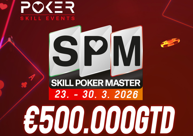 Card Casino Sk: Ve středu v Šamoríně startuje série Skill Poker Master s Main Eventem €500K GTD!