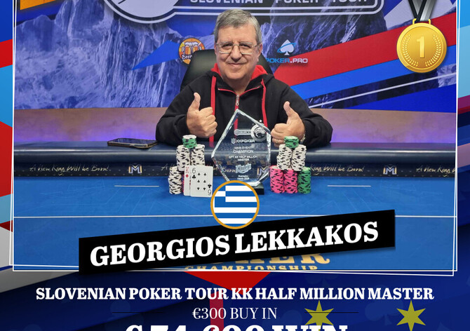 King's SPT: Šampionem Main Eventu SPT €500K GTD se stal Řek Lekkakos, Toni Ravnak jedenáctý