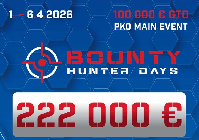 GC Aš: Od středy až do pondělí se bude v Aši opět lovit, Bounty Hunter Days garantují celkem €222K!