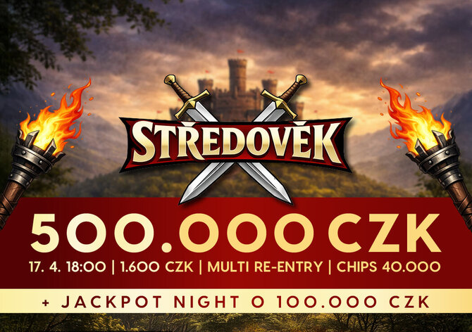 Rebuy Stars Kladno: V pátek vás v Oaze čeká středověká atmosféra s turnajem o 500.000 Kč!