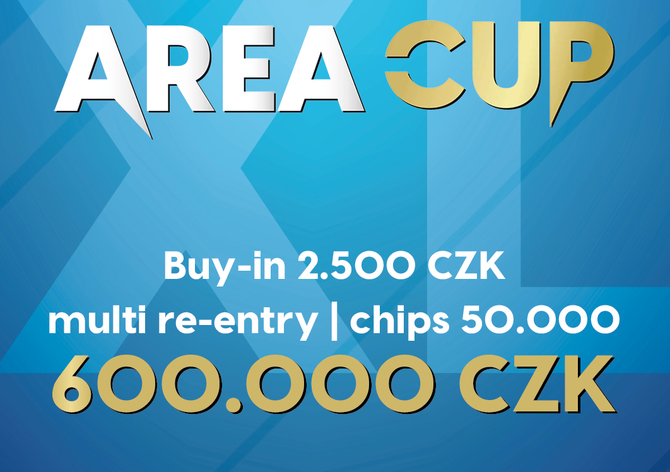 Rebuy Stars Plzeň Area: V pondělí na Borech Area Cup XL 600K GTD