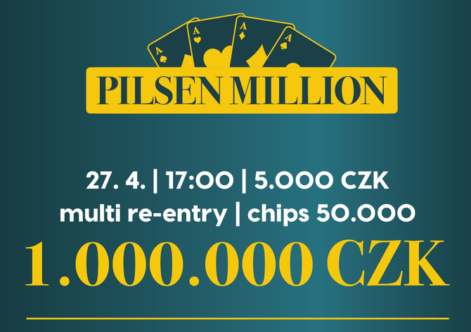 Rebuy Stars Plzeň Area: Pilsen Million v pondělí v Plzni na Borech