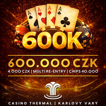 Casino Thermal: V pátek se v Karlových Varech bude hrát o nejméně 600.000 Kč!