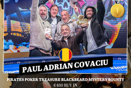 King's: Rumun Covaciu vítězí v Main Eventu Pirates Poker Treasure