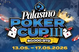 Palasino Poker Cup III: Na Hatích od středy €50.000 GTD!