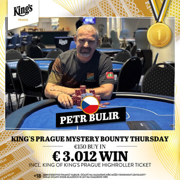 Hilton: Petr Bulíř ovládl čtvrteční Mystery Bounty event