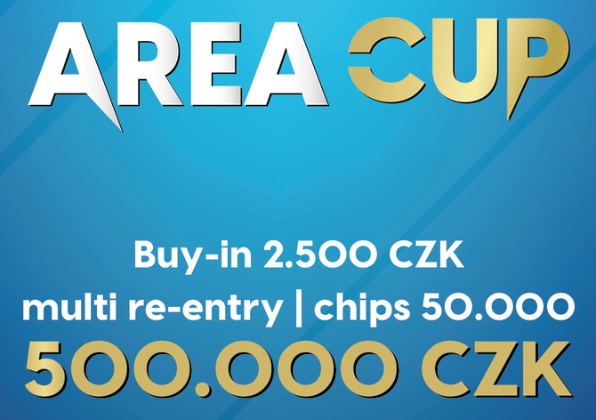 Rebuy Stars Plzeň Area: V pondělí na Borech Area Cup o půl milionu!