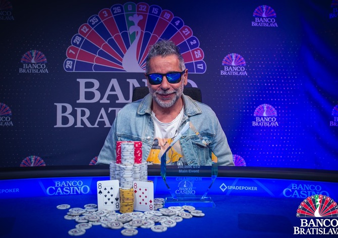 Banco Bratislava: Antonino Karman ovládl Main Event Euro Poker Championship